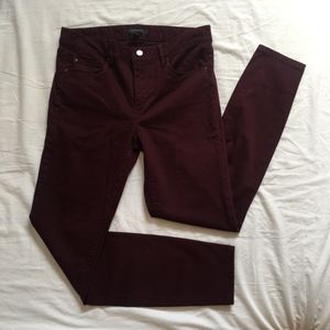 Ann Taylor Burgundy Pants